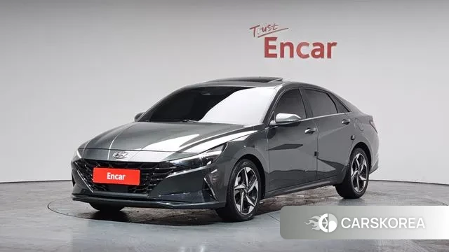 Hyundai Avante (CN7) 2021 Серый из Кореи