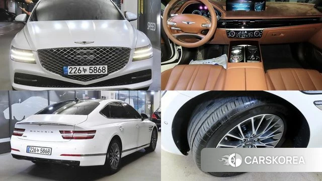 Genesis G80 (RG3) 2021 Белый из Кореи
