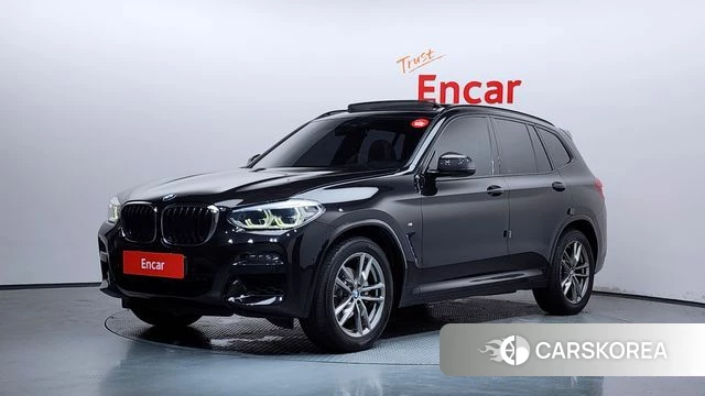 BMW X3 (G01) 2021 Черный из Кореи
