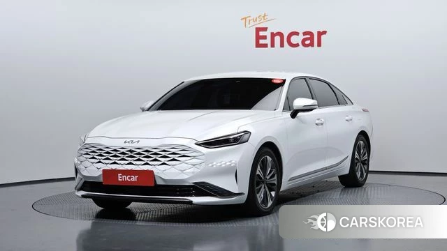 Kia K8 Hybrid 2021 Белый из Кореи