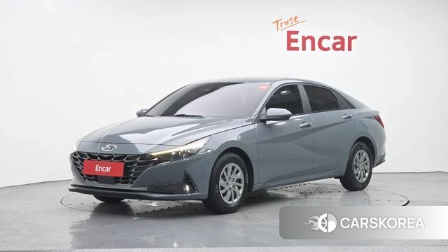 Hyundai Avante (CN7) 2021 Небесно-голубой из Кореи