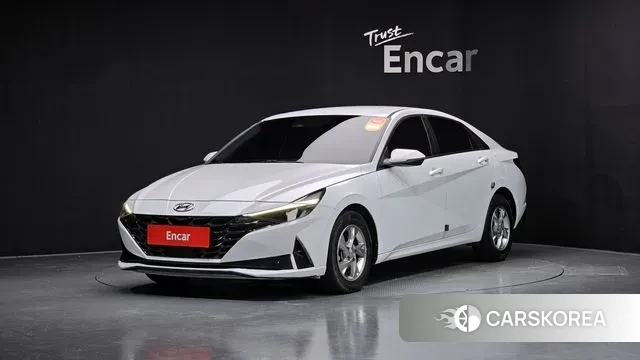 Hyundai Avante (CN7) 2020 Белый из Кореи