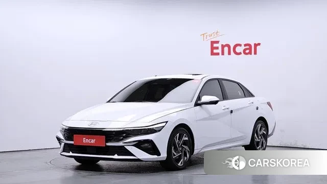 Hyundai The New Avante (CN7) 2023 Белый из Кореи