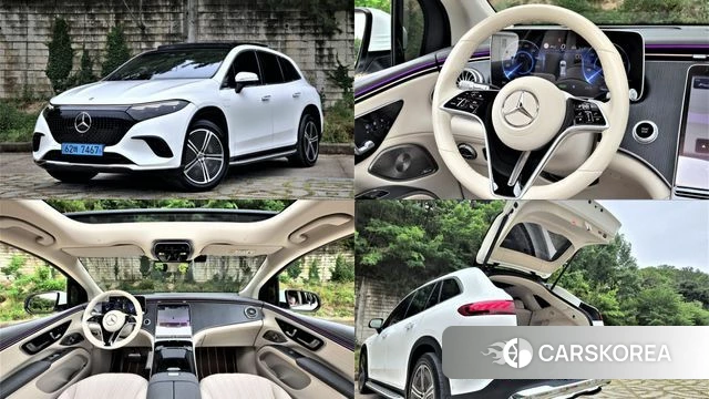Mercedes-Benz EQS SUV X296 2023 Белый из Кореи