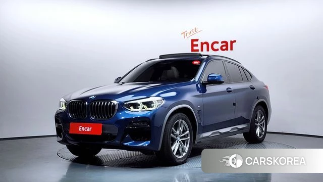 BMW X4 (G02) 2020 Синий из Кореи