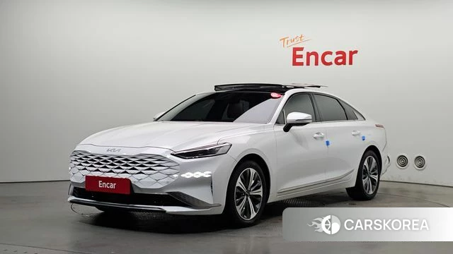 Kia K8 Hybrid 2021 Белый из Кореи