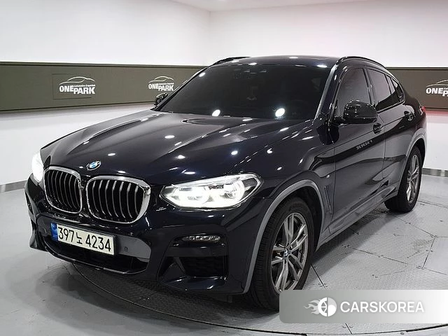 BMW X4 (G02) 2021 Черный из Кореи