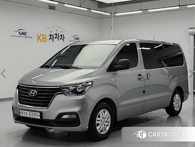 Hyundai The New Grand Starex 2018 Серебристо-серый из Кореи