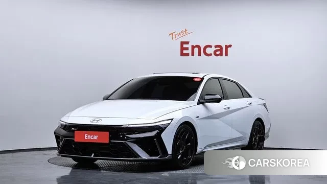 Hyundai The New Avante (CN7) 2025 Белый из Кореи