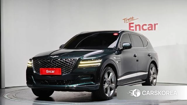 Genesis GV80 2021 Темно-зеленый из Кореи