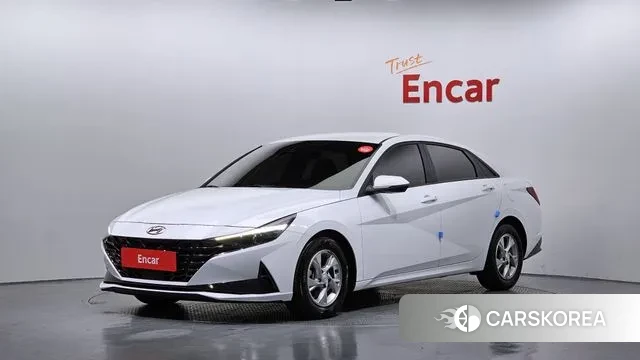 Hyundai Avante (CN7) 2021 Белый из Кореи