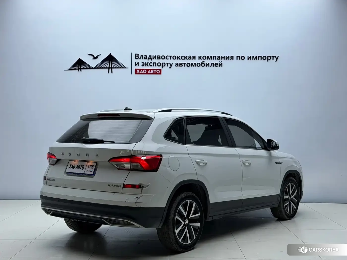 Skoda Kamiq 2023 Белый из Китая