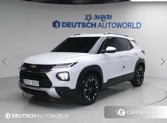 Chevrolet (GM Daewoo) Trailblazer 2021 Белый из Кореи