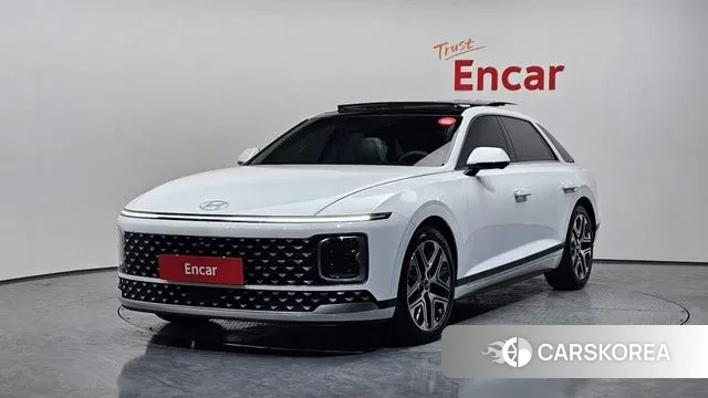 Hyundai Grandeur Hybrid (GN7) 2024 Белый из Кореи