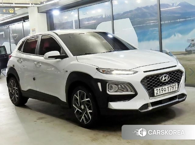 Hyundai Kona Hybrid 2020 Белый из Кореи