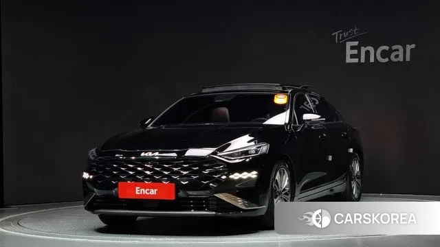 Kia K8 Hybrid 2021 Черный из Кореи