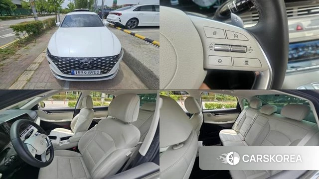 Hyundai The New Grandeur IG Hybrid 2022 Белый из Кореи