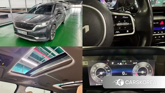 Kia Carnival 4th generation 2021 Серый из Кореи