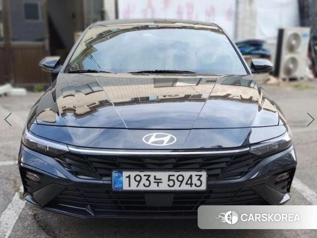 Hyundai The New Avante (CN7) 2025 Черный из Кореи
