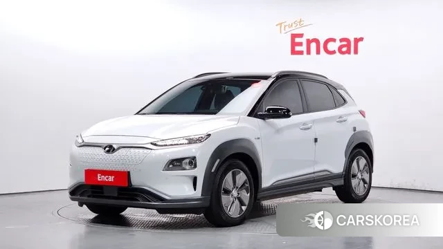 Hyundai Kona Electric 2018 Белый из Кореи