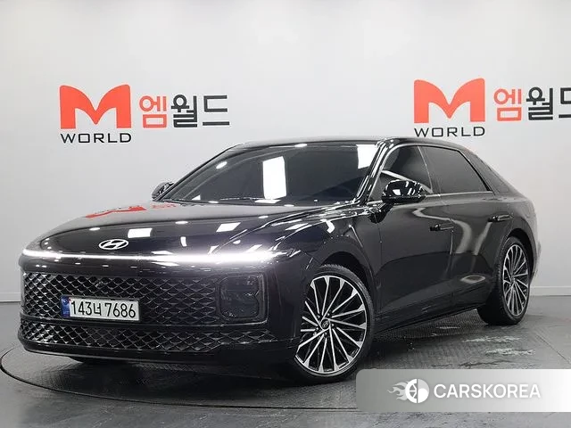 Hyundai Grandeur Hybrid (GN7) 2023 Черный из Кореи