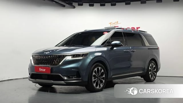 Kia Carnival 4th generation 2022 Небесно-голубой из Кореи