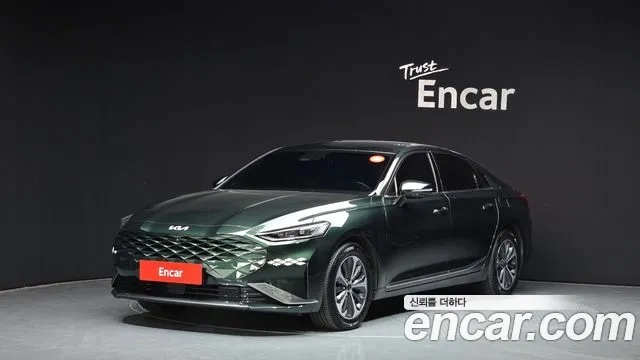 Kia K8 Hybrid 2021 Темно-зеленый из Кореи