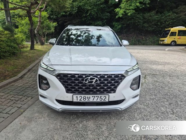 Hyundai Santa Fe TM 2020 Белый из Кореи