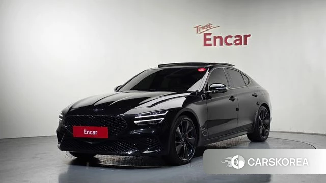 Genesis The New G70 2021 Черный из Кореи