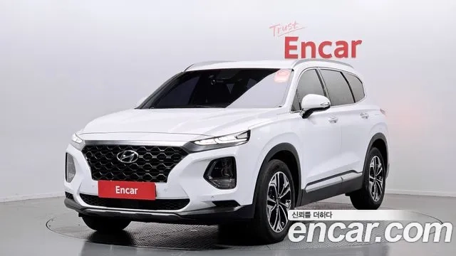 Hyundai Santa Fe TM 2019 Белый из Кореи