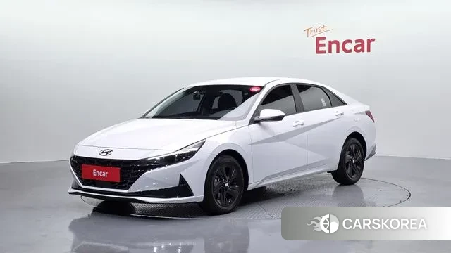 Hyundai Avante (CN7) 2023 Белый из Кореи