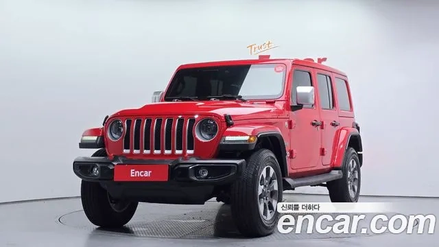 Jeep Wrangler (JL) 2023 Красный из Кореи