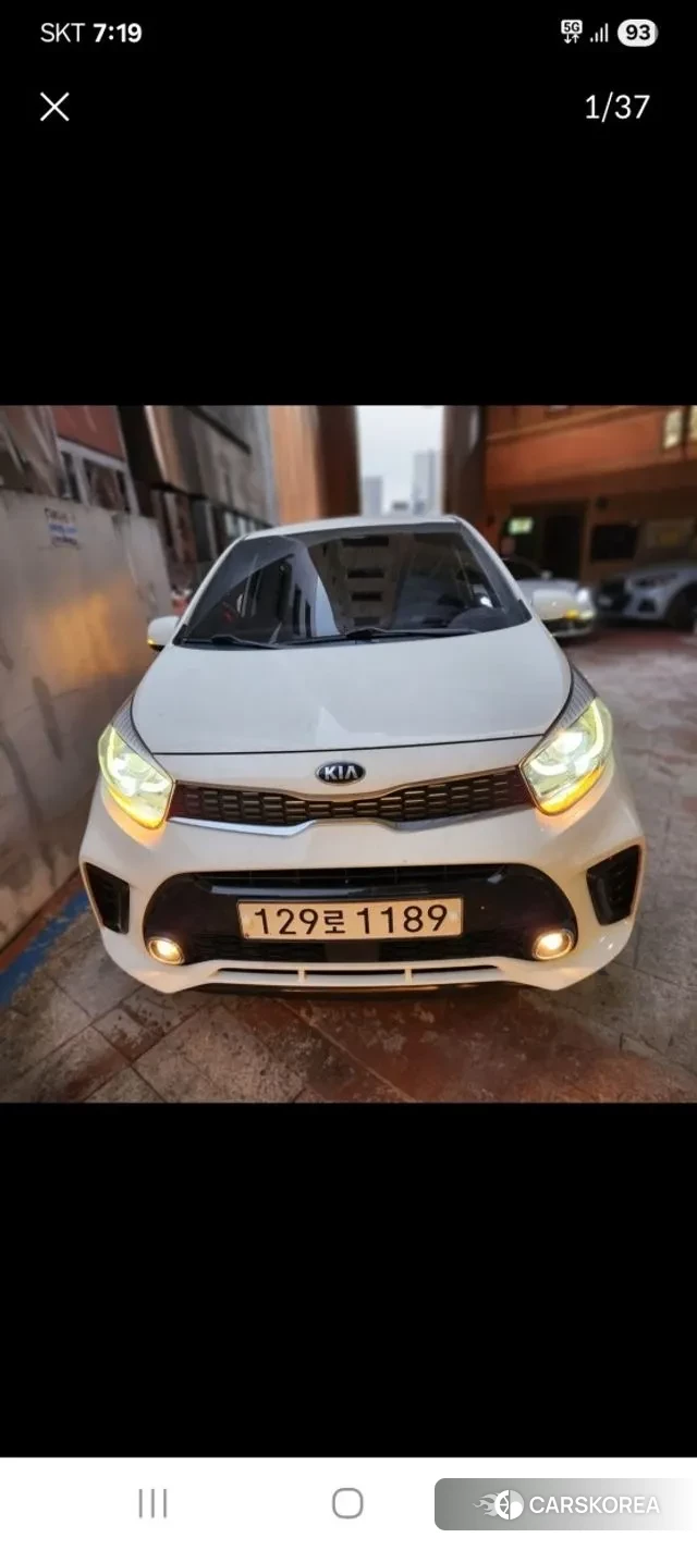 Kia All New Morning (JA) 2020 Белый из Кореи