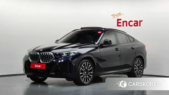 BMW X6 (G06) 2024 Черный из Кореи