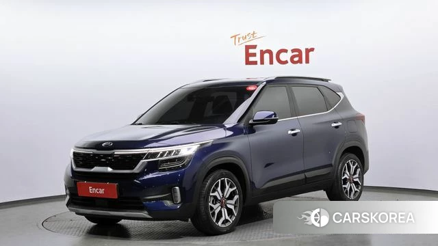 Kia Seltos 2021 Синий из Кореи