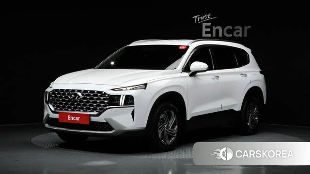 Hyundai The New Santa Fe 2021 Белый из Кореи