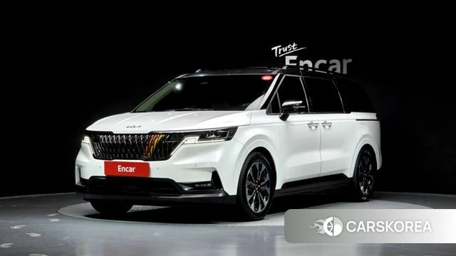 Kia Carnival 4th generation 2020 Белый двухцветный из Кореи