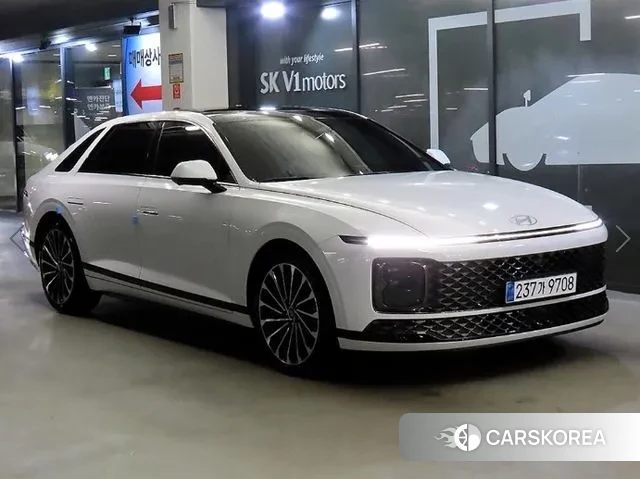 Hyundai Grandeur Hybrid (GN7) 2023 Белый из Кореи