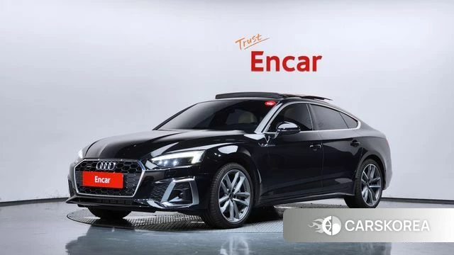 Audi A5 (F5) 2022 Черный из Кореи