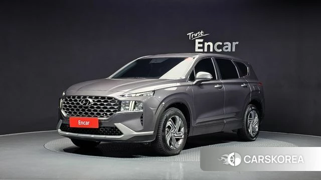 Hyundai The New Santa Fe 2022 Серый из Кореи