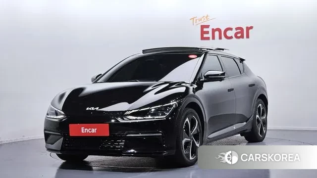 Kia EV6 2022 Черный из Кореи