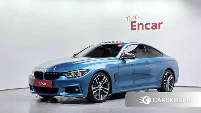 BMW 4 Series (F32) 2018 Небесно-голубой из Кореи