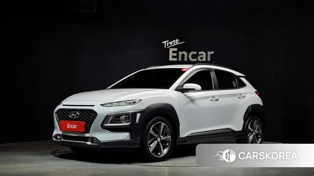 Hyundai Kona 2018 Белый из Кореи