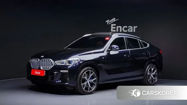 BMW X6 (G06) 2021 Черный из Кореи