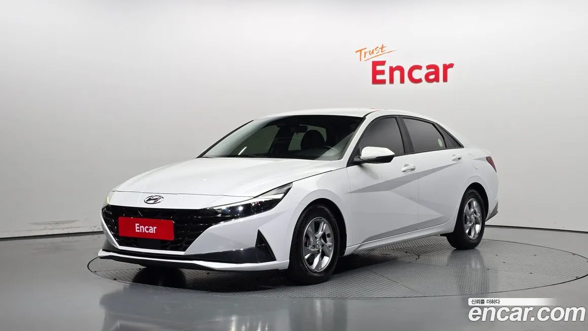 Hyundai Avante (CN7) 2020 Белый из Кореи