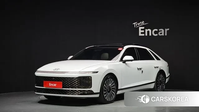 Hyundai Grandeur Hybrid (GN7) 2023 Белый из Кореи