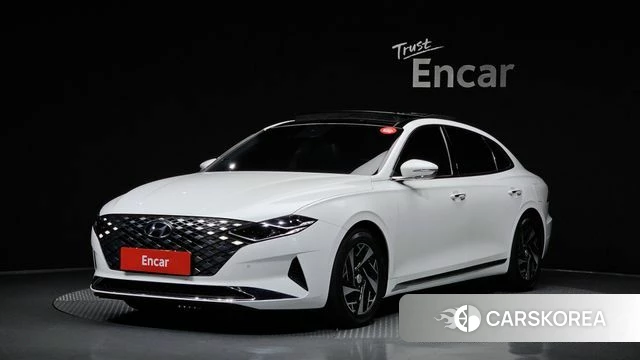 Hyundai The New Grandeur IG Hybrid 2020 Белый из Кореи