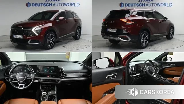 Kia Sportage 5th Generation Hybrid 2022 Красный из Кореи