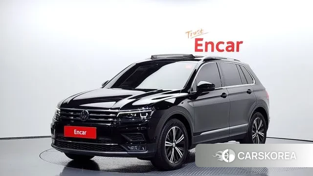 Volkswagen Tiguan second Generation 2019 Черный из Кореи