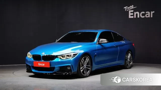 BMW 4 Series (F32) 2018 Синий из Кореи